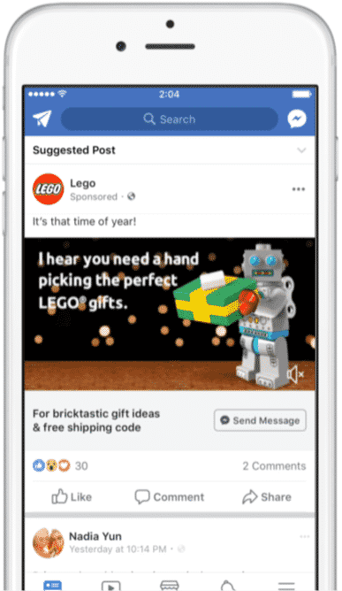 Campaña de LEGO en Facebook